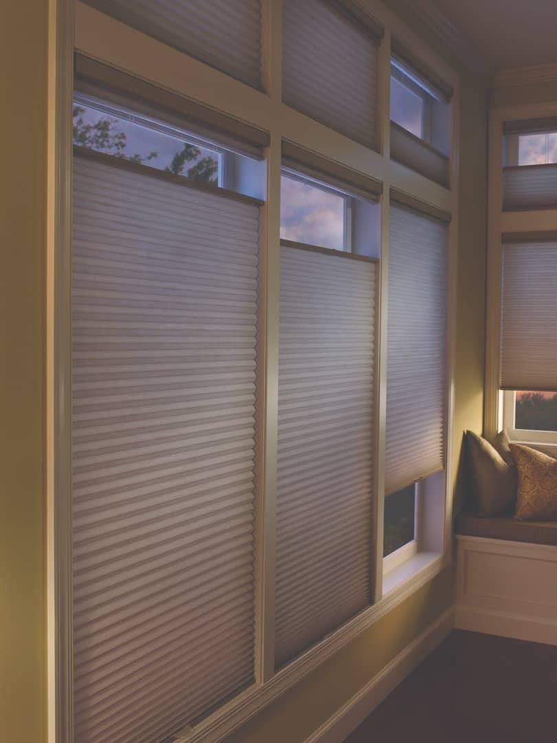 Hunter Douglas Skylight shades for homes near Seattle, Washington (WA) including Duette Honeycomb Shades.