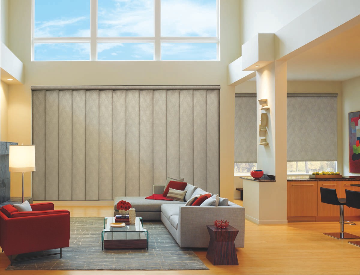 Designer Roller Shades near Seattle, Washington (WA) and other custom window coverings for updating homes.