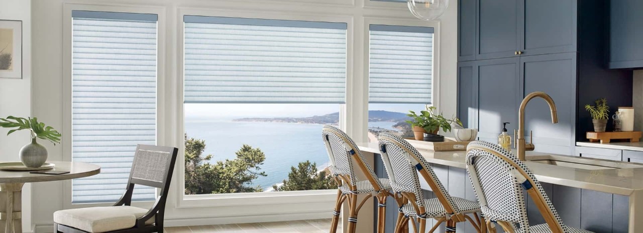 Best insulating shades, custom Hunter Douglas Sonnette® Cellular Roller Shades near Seattle, Washington (WA)